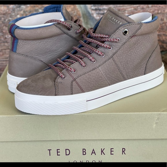Ted Baker London Perick Leather High-Top Sneakers - Picture 2 of 14